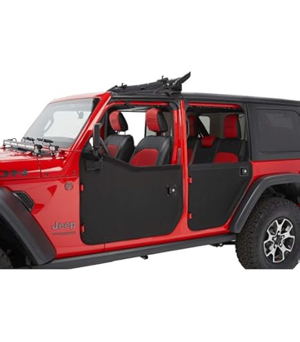 Amazon.com: Bestop 5175135 2-Piece Fabric Rear Doors For 2018