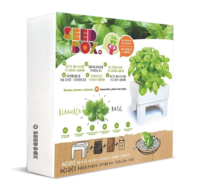 SeedBox SBMCUPE Huerto Urbano Cultívame Mini - perejil, 17x4x17 cm ...