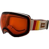 Retrospec G2 Ski and Snowboard Goggles for Men and Women, With Magnetic 100% UV Blocking, Anti-Scratch and Anti-Fog Lenses for Protection and Comfort One Size Fits Most