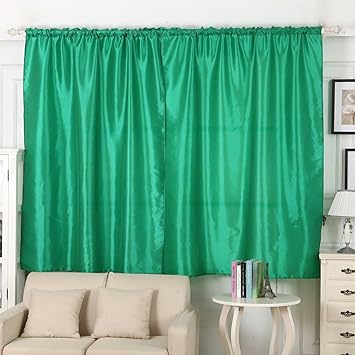 Amazon De Rungao Fenstervorhang Einheitliche Farbe Fur Kuche Oder Badezimmer