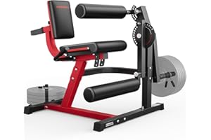 FEIERDUN 4-in-1 Adjustable Leg Extension Curl Machine - 700lbs Capacity Leg Extension Machine for Lower Body Workouts - Adjustable Leg Curl Machine, Home Gym Weight Machine