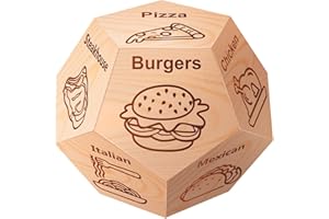 Stocking Stuffers for Men Women, Christmas White Elephant Gifts for Adults Exchange, Winzwon Date Night Food Decision Dice, Anniversary Birthday Couples Valentines Day Gifts for Him Her Boyfriend