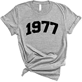 TeesAndTankYou 1977 College Style Shirt Unisex
