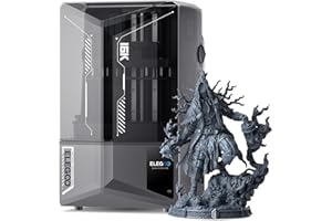 ELEGOO Saturn 4 Ultra 16K Resin 3D Printer, 10" 16K Mono LCD Resin Printer with Smart Mechanical Sensor, Heated Resin Tank, Auto-Leveling, 150mm/h Fast Printing, Print Size 8.33 x 4.66 x 8.66 Inch