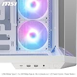 MSI MAG PANO 100R PZ White ATX PC Case with USB 20Gbps Type-C view 6