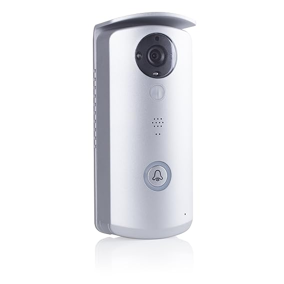 Smartwares VD40W IP-Video-Türsprechanlage mit App-Anbindung + Aufnahme und Gegensprechfunktion