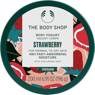 The Body Shop Strawberry Body Yogurt 200ml Moisturiser Fast-Absorbing