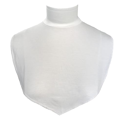 AMAL Muslim Women's Knitted Cotton Mock Turtleneck Solid Fake