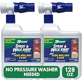 30 SECONDS Spray &amp; Walk Away Hose End, Moss &amp; Lichen, 64 oz 2 Pack
