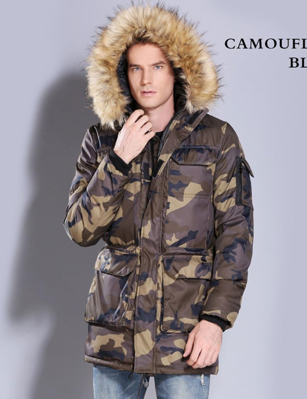 wool lined winter jacket