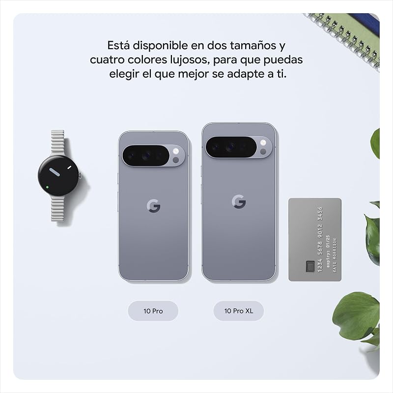 Pixel 10 Pro XL - Smartphone Android desbloqueado com Gemini, câmera traseira tripla, bateria de mais de 24 horas e tela Super Atua de 6,8" - Obsidian, 256GB