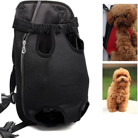 nicrew legs out front dog carrier