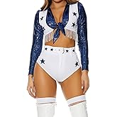 Forplay womens Seeing Stars Cheerleader Costume