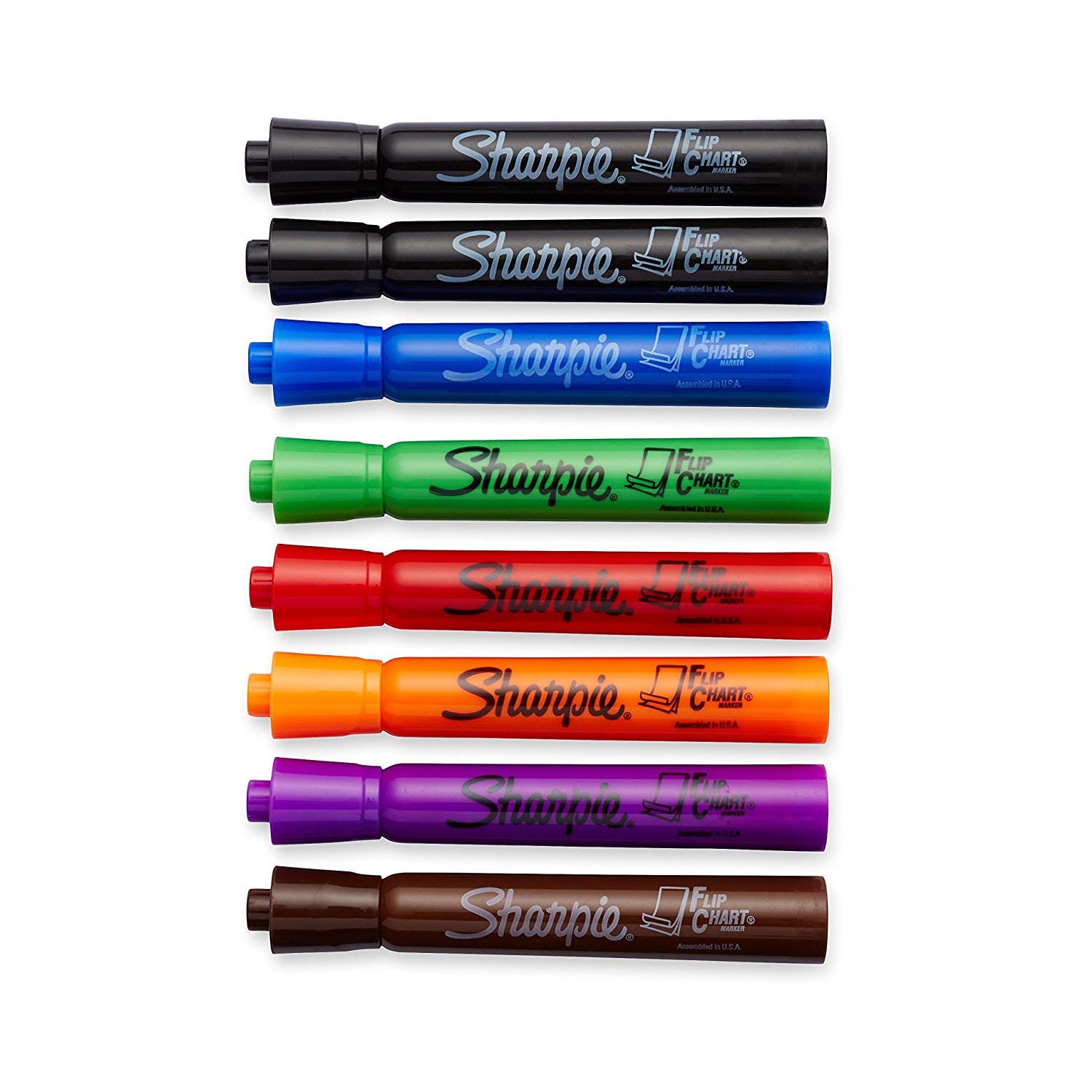 Assorted Colors 8 Count Sharpie Flip Chart Markers Bullet Tip