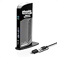 Plugable USB 3.0 Universal Laptop Docking Station Dual Monitor for Windows and Mac, USB 3.0 or USB-C, (Dual Video: HDMI and H