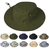 Sun Hats for Men Women Boonie Hat Foldable Fishing Hat UPF 50+ Bucket Hat for Fishing Hiking Garden Safari Beach