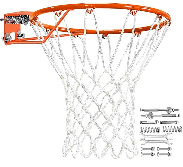 HEAVY DUTY REPLACEMENT BASKETBALL RIM – 18″ SOLID...