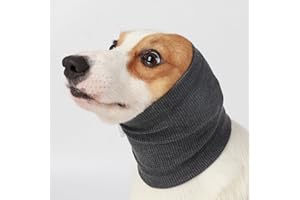 Quiet Ears for Dogs Hats Hoodies Dog's Ear Muffs Headband Noise Ear Protection for Dogs,Grey S