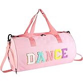 Dance Ballet Bag for Women Big Size Sport Gym Duffle Bags for Dancers,Teens,Student Athletes (Pink)
