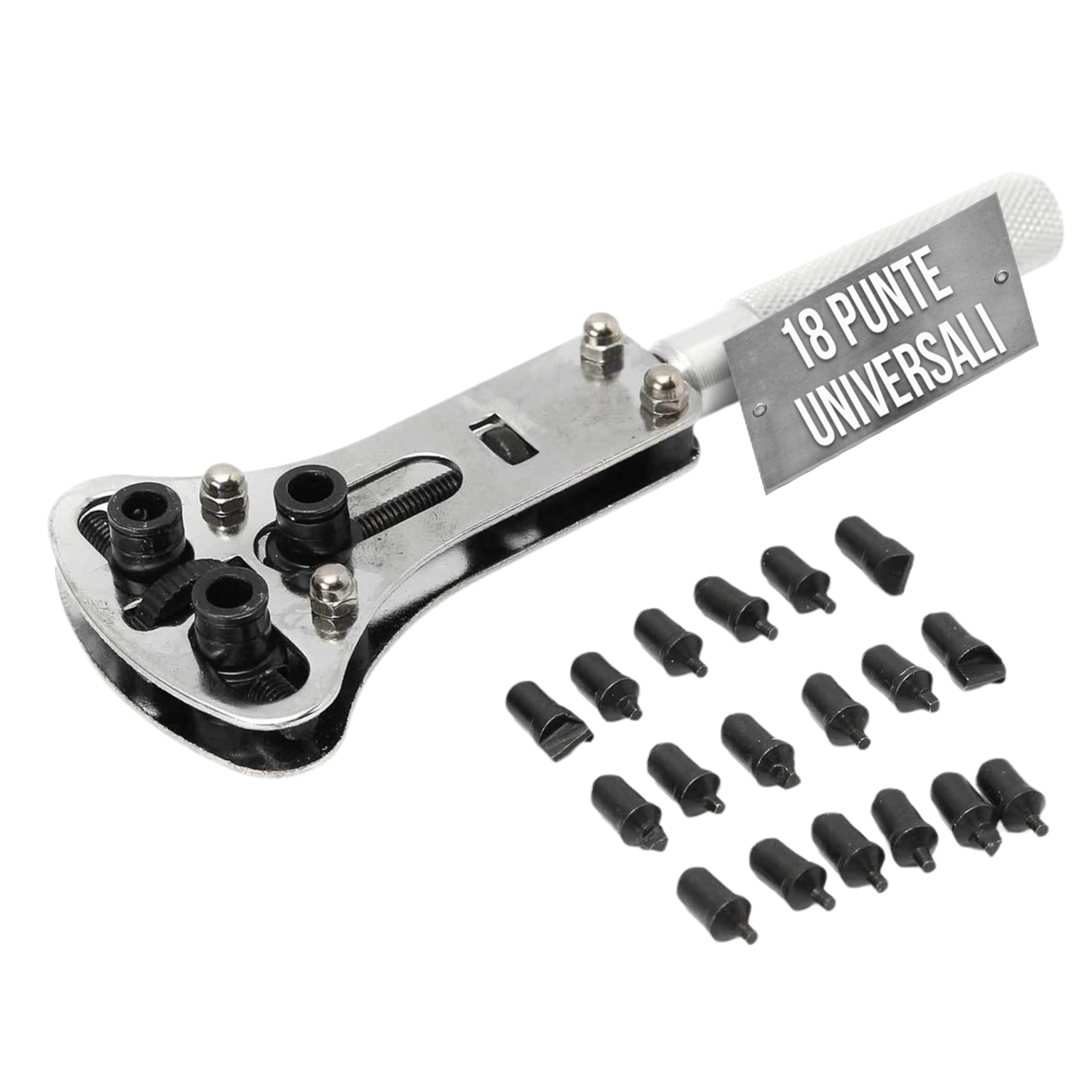 TEMPO DI SALDI Professional Speaker Opener Kit Universal Key 18 Tips for Watch Repair