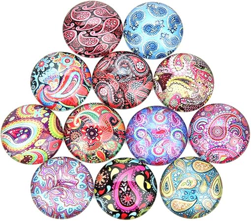 Amazon Co Jp Artibetter ビーズ チャーム Diy ジュエリー ガラスステッカー宝石パッチ クラフト作り アクセサリー ピース mm ミックススタイルカラフル 文房具 オフィス用品