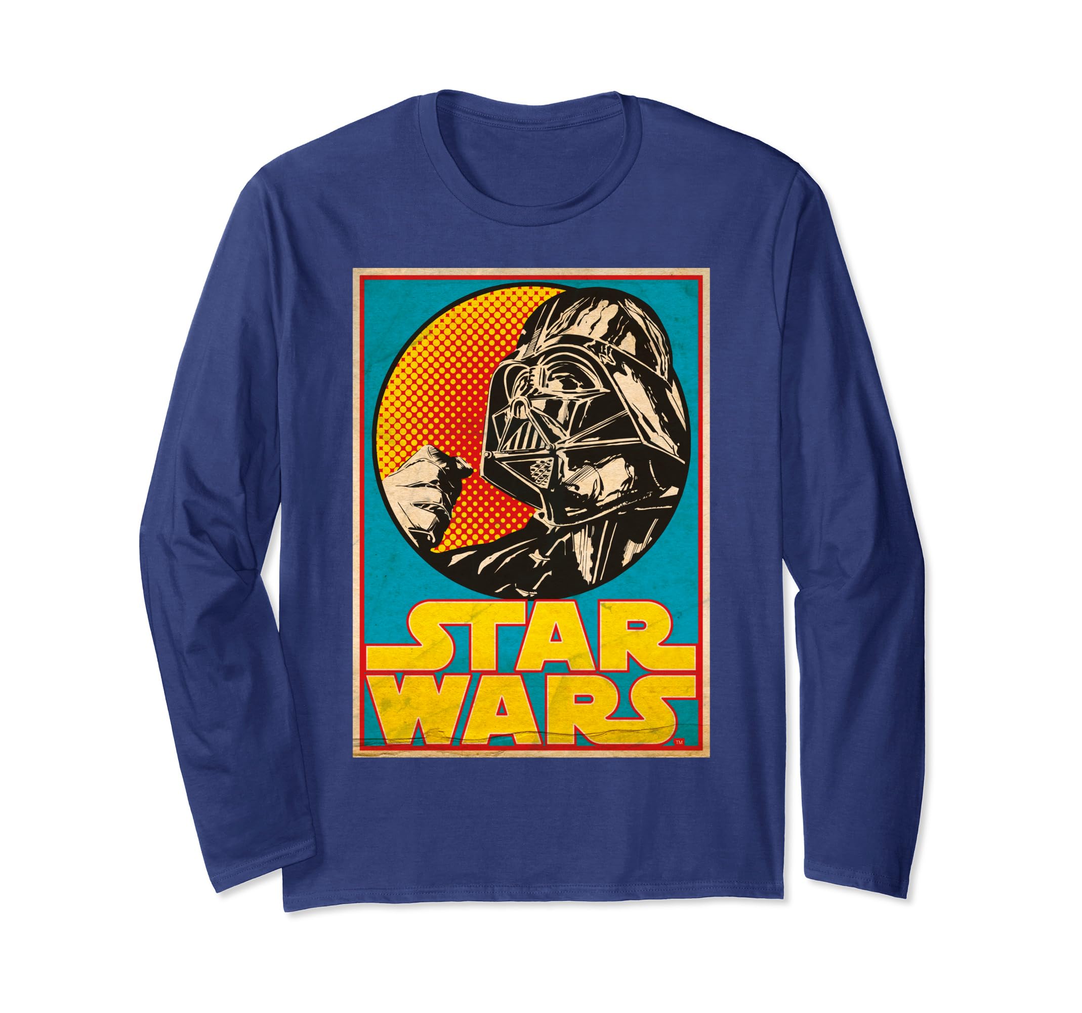 Star Wars Darth Vader Vintage Trading Card Long Sleeve T-Shirt
