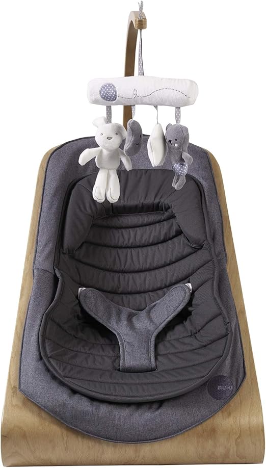 red kite gold wave luxury wooden reclining baby bouncer chair