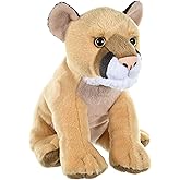Wild Republic Mountain Lion Plush, Stuffed Animal, Plush Toy, Gifts for Kids, Cuddlekins 12 Inches