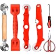 Screen Repair Tool,Window Roller,Spline Installer,6 In 1