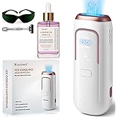 Laser Hair Removal for Women with 5℃ Ice Cooling, Painless IPL Laser Hair Removal Device, 3 Modes & 5 Strengths Tailored for Every Body Part, at Home Laser Hair Removal for Women Men on Face Body