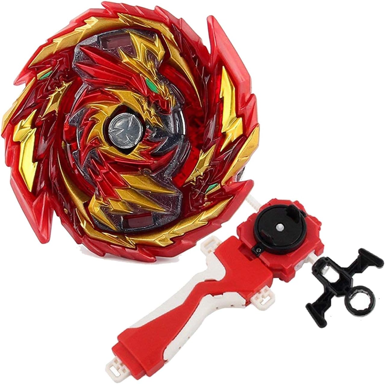 Bey Burst GT Evolution Turbo Blade Battling Top God Bey Lr Launcher Grip Kit Starter Set B-155 Booster Master Diabolos Gn Attack Gyro Bay Battle Gaming Tops Novelty Spinning Toy Toy Gift for Boys Kids