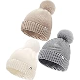 FURTALK Baby Winter Hat Toddler Beanie Infant Newborn Warm Pom Pom Cap
