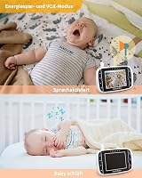 HelloBaby Baby Monitor Camera 2x Zoom Night Vision 355° Pan 120° Tilt 1000ft view 8
