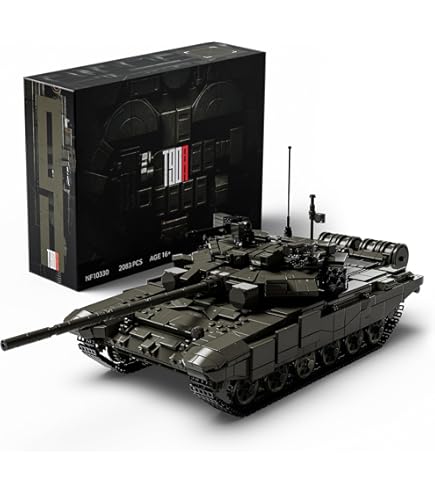 Mould King 20036 Tank Building Blocks Model MOC Abrams-X Remote