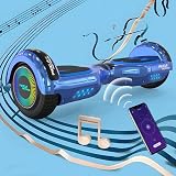 MEGA MOTION Hoverboard 6.5 Inch Blue Bluetooth Speaker LED Lights 20-100kg view 3