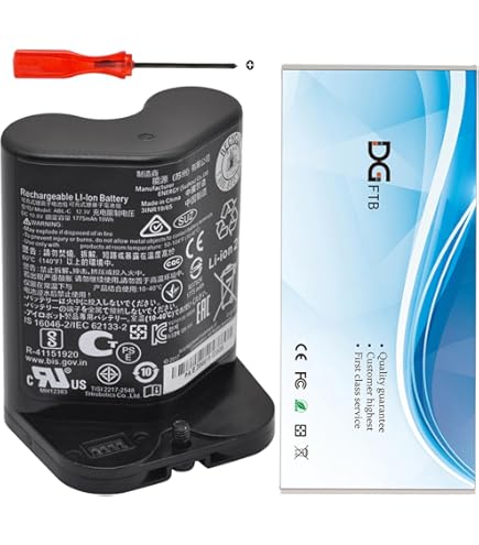 iRobot Braava jet m6 用バッテリー　未使用品 Amazon.com: DGFTB Vacuum Cleaner Li-Ion Battery for iRobot