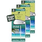 Enviroscent Non-Toxic Car Air Freshener (Seaside Coconut & Verbena) Natural Car Air Freshener | Essential Oil Diffuser | Car