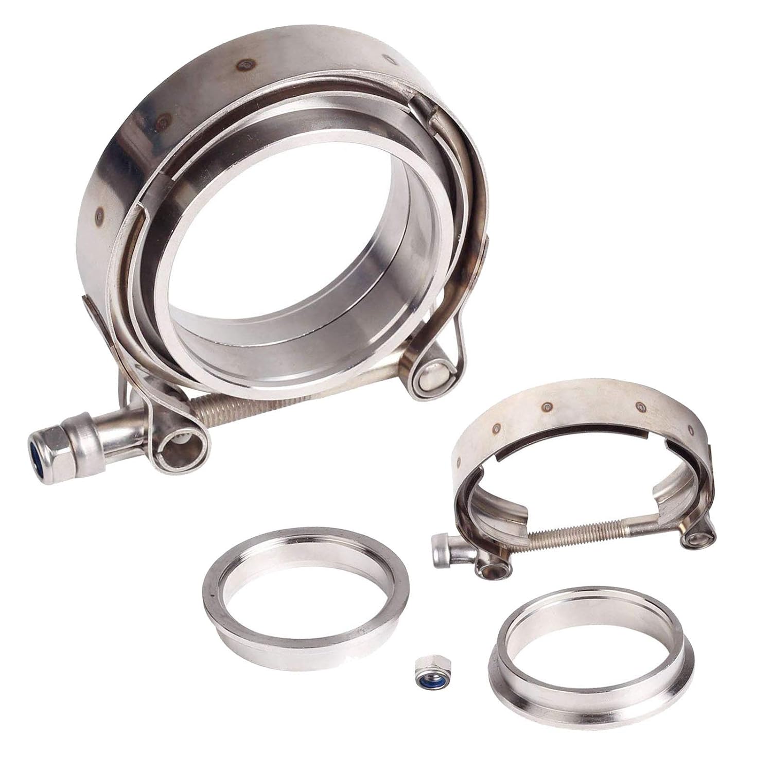 3" Inch V Band Clamp with Stainless Steel Flanges for Turbo