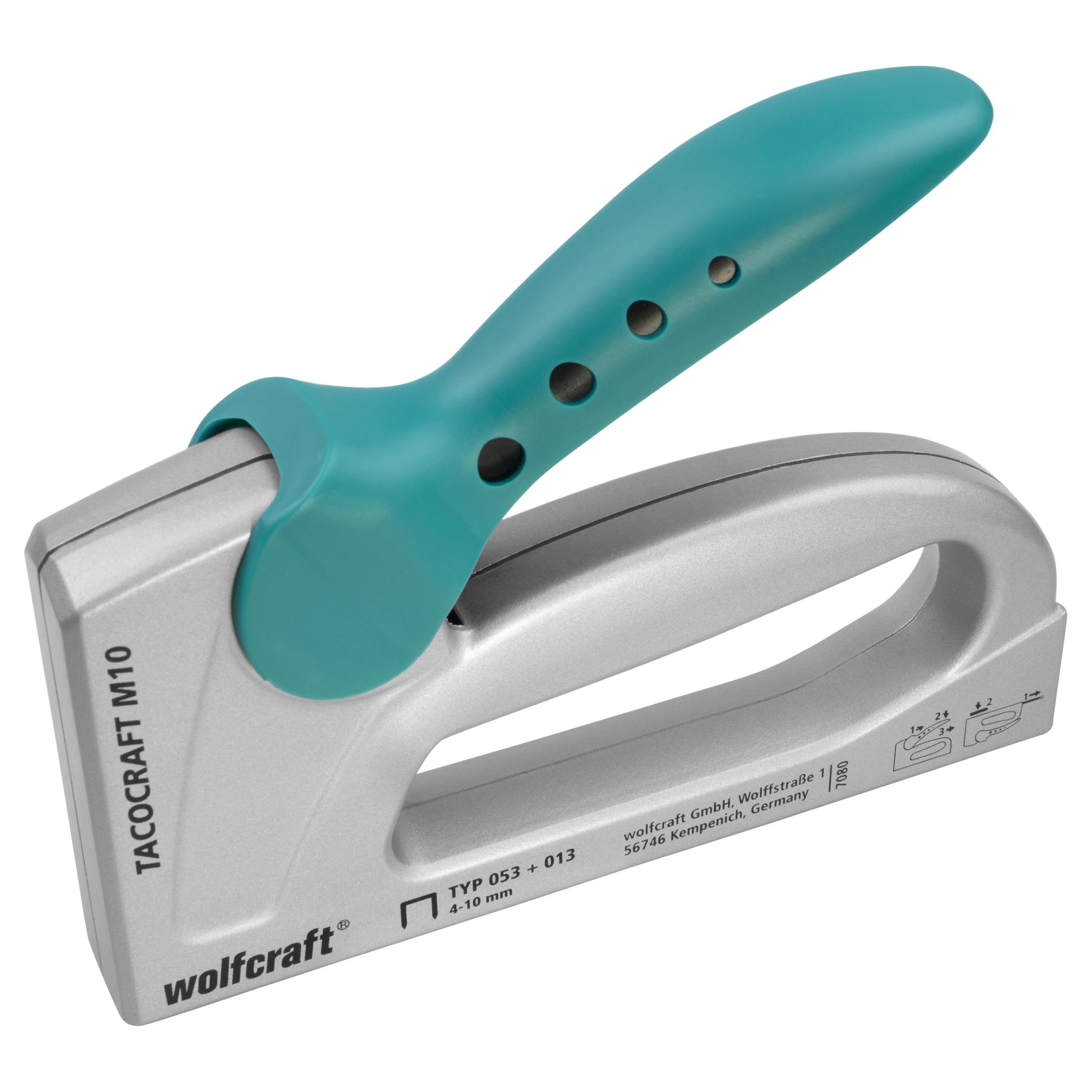 wolfcraft tacocraft M 10 Hand Stapler, with Metal Body I 7080000 I 0