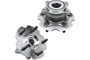 Detroit Axle - AWD Rear Wheel Bearing Hubs for 2006-2018 Toyota RAV4 Lexus NX200t NX300 NX300h, Pair Wheel Hub and Bearings 2