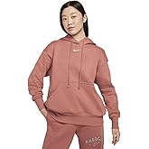 Nike Sportswear Phoenix Fleece Women's Oversized Pullover Hoodie (DQ5860-634, Canyon Pink/Sail) Size Small