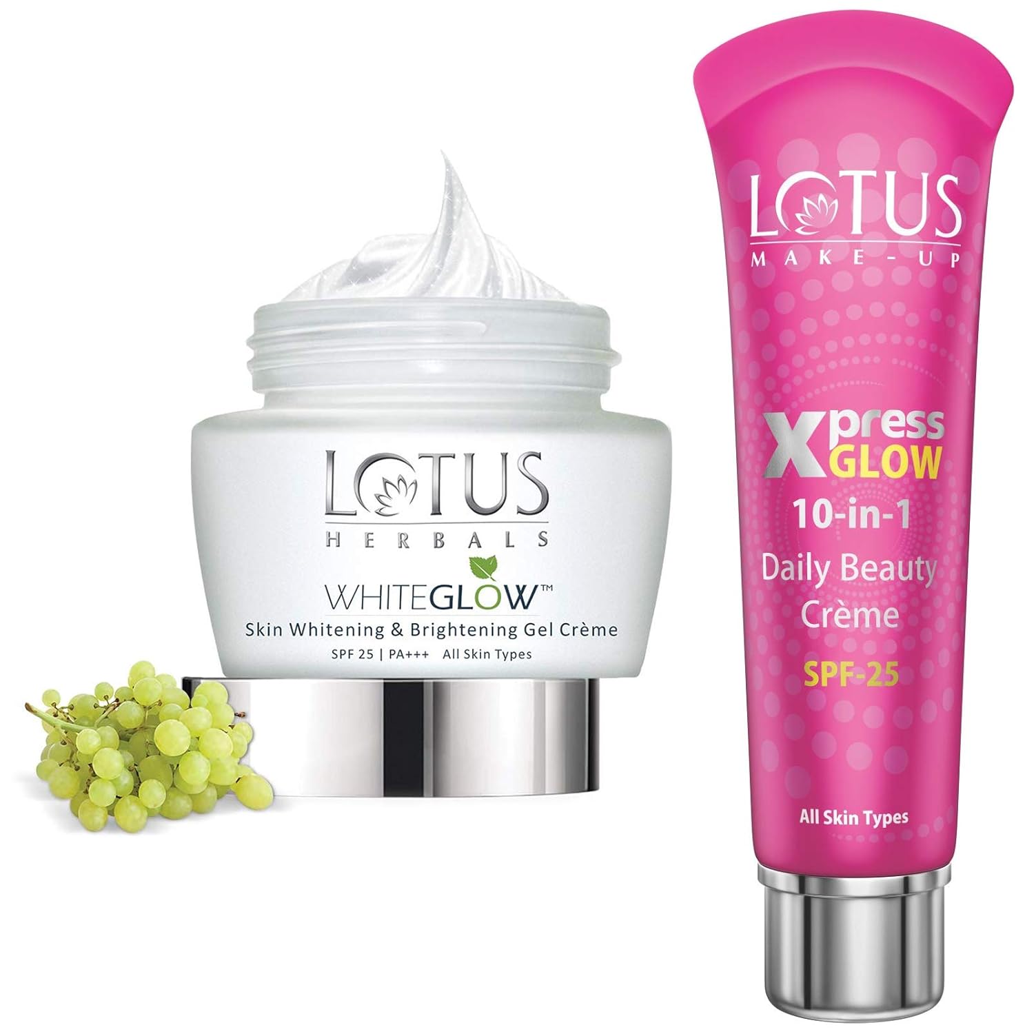 lotus white glow gel cream