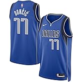 Luka Doncic Dallas Mavericks NBA Nike Kids Youth 8-20 Blue Icon Edition Swingman Jersey