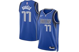 OUTERSTUFF Luka Doncic Dallas Mavericks NBA Nike Kids Youth 8-20 Blue Icon Edition Swingman Jersey