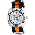 Vostok | Sea Captain Amphibian Automatic Self-Winding Russian Diver Wrist Watch | WR 200 m | Amphibia 710615 | Fashion | Business | Casual Men's Watches