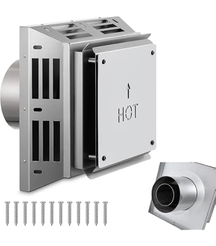 Duravent 46DVA-H2 Direct Vent Pro Square Horizontal H2 Termination