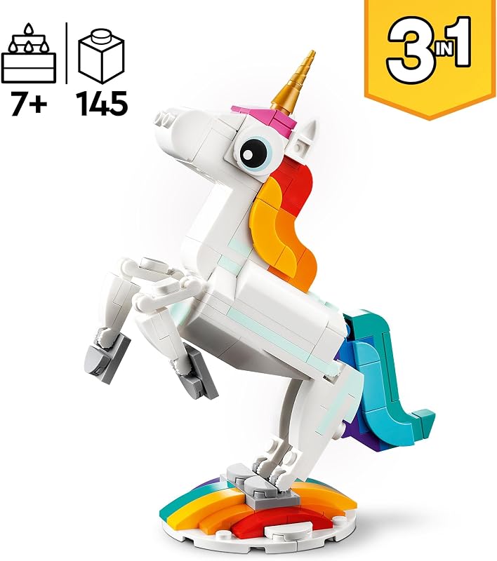 Creator 3 in 1 Unicorno magico 31140