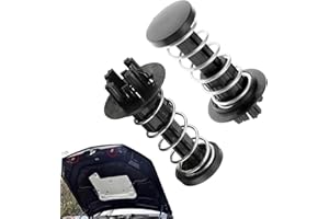 Polcatay 2 PCS Hood Spring Bracket, Hood Shock Absorbing Cushioning Protection Safety Clip, Standard Replacement Part A2048800127 2048800227, Compatible with Mercedes Benz W204 W212 S212 (Black)