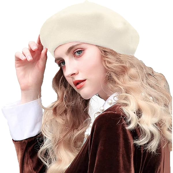 6827 Women\'s French Beret Hat With Veil Wool Felt Cloche Cap Women main image 3