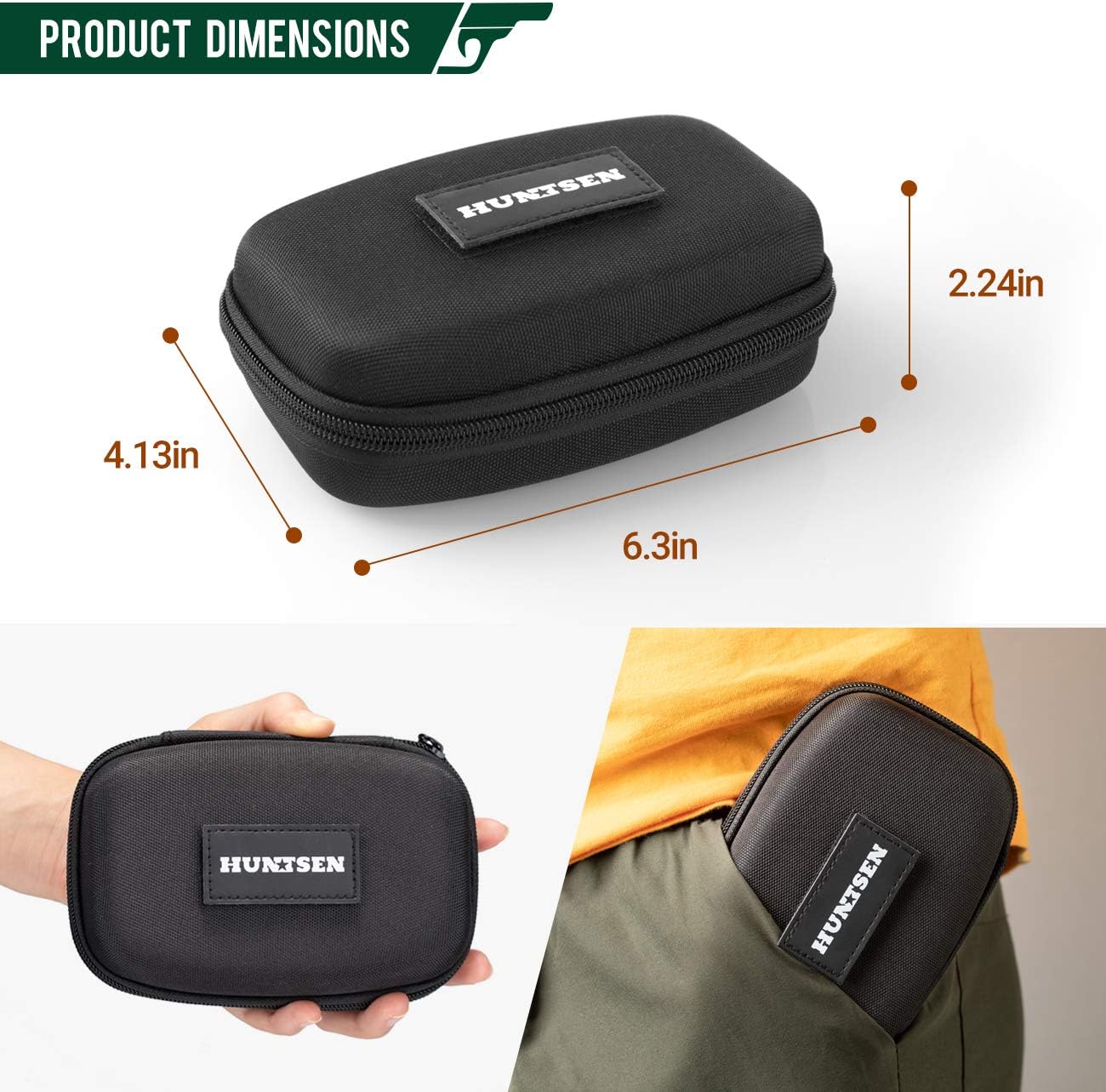 HUNTSEN Gun Cleaning Kit for Handgun Pistol Shotgun Cleaning Kit with Portable Case: Kitchen & Dining